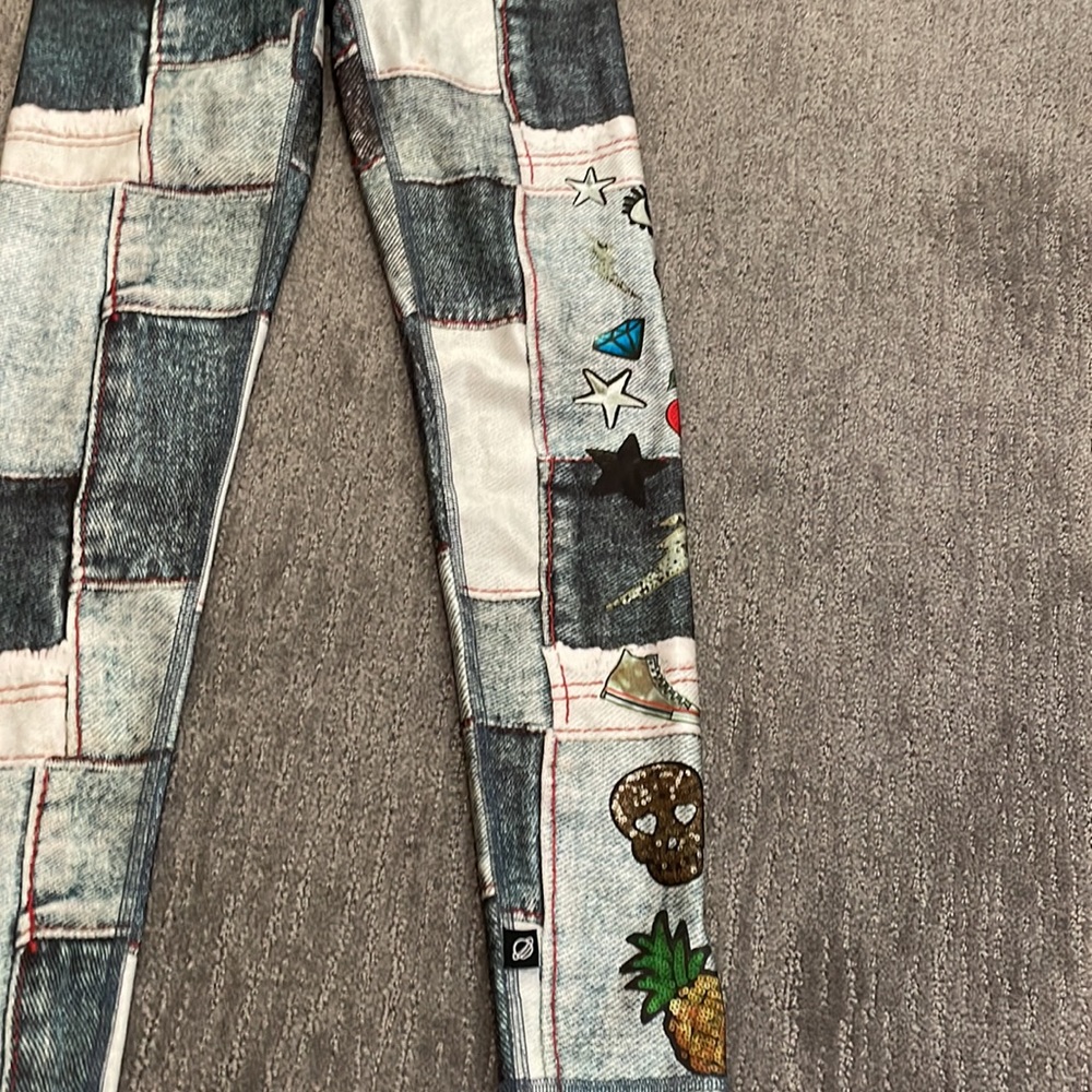 Patchwork Workout Leggings - image 2